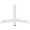 Ekena Millwork Bellingham Architectural Grade PVC Gable Bracket, 48"W x 32"H x 2"D x 4"F, 16/12 Pitch GBP048X32X0204BEL00 - alternate 2